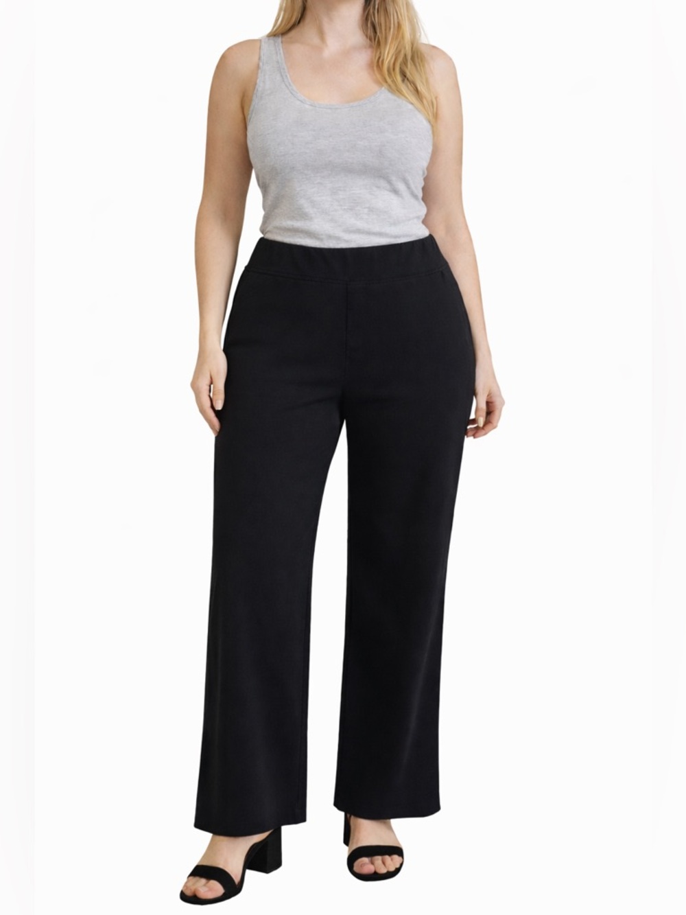 Halara‎ Black Wide-Leg Women's Stretchy  Pants